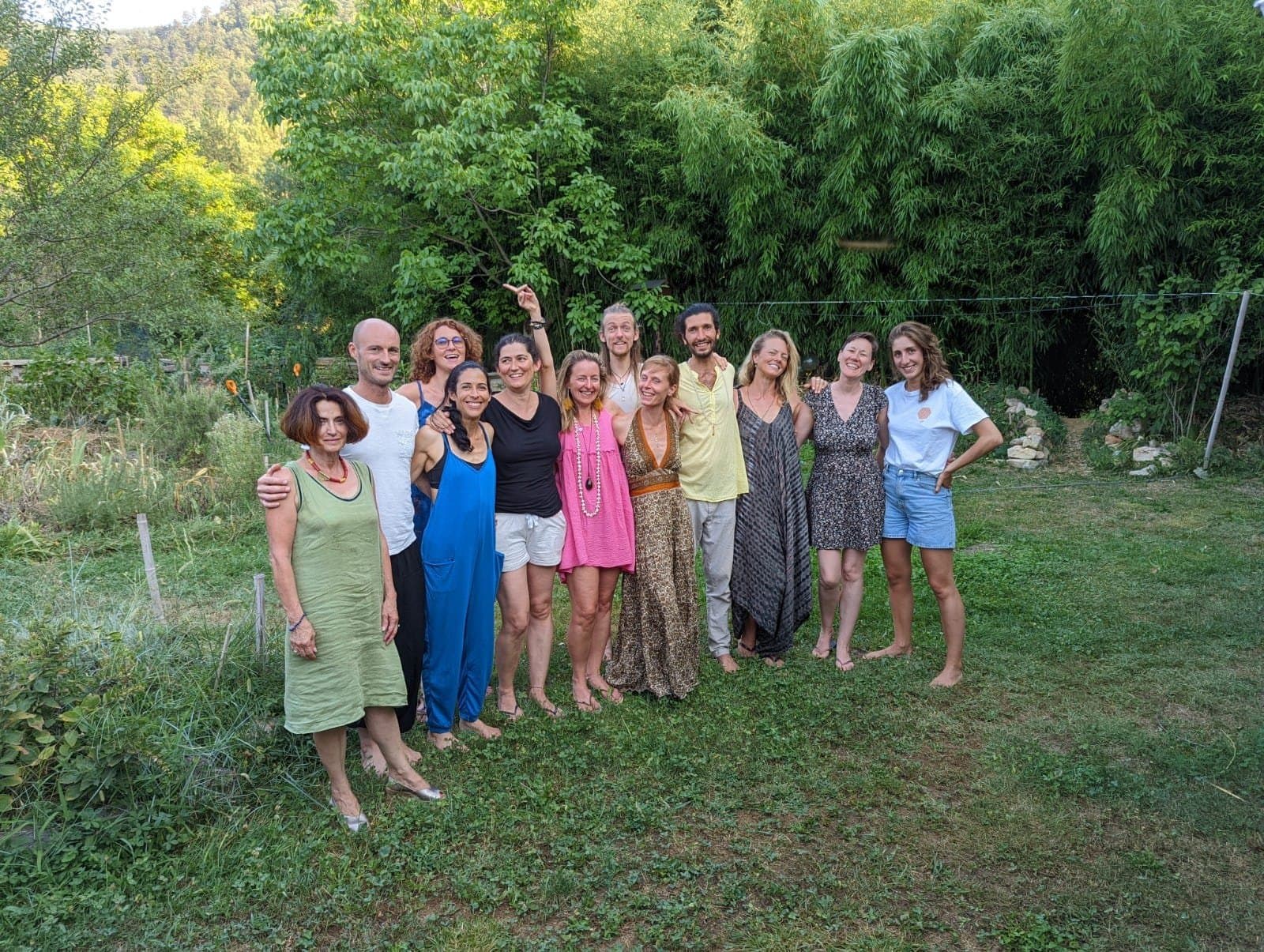 Stage dans la nature — groupe accompagné par Virgile